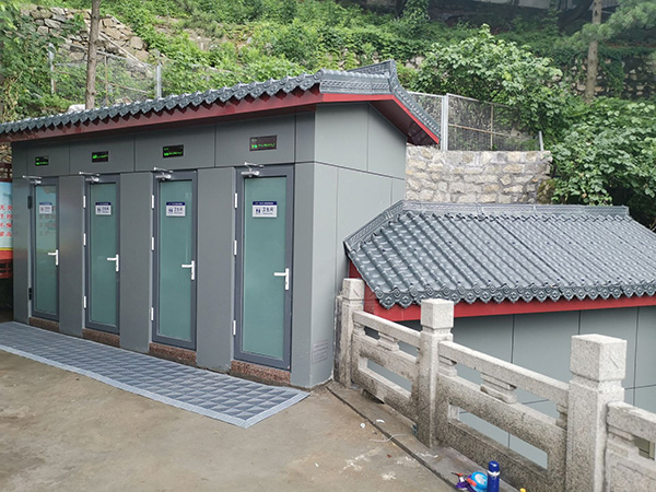 四川泰山仿古造型零排放循环冲水厕所